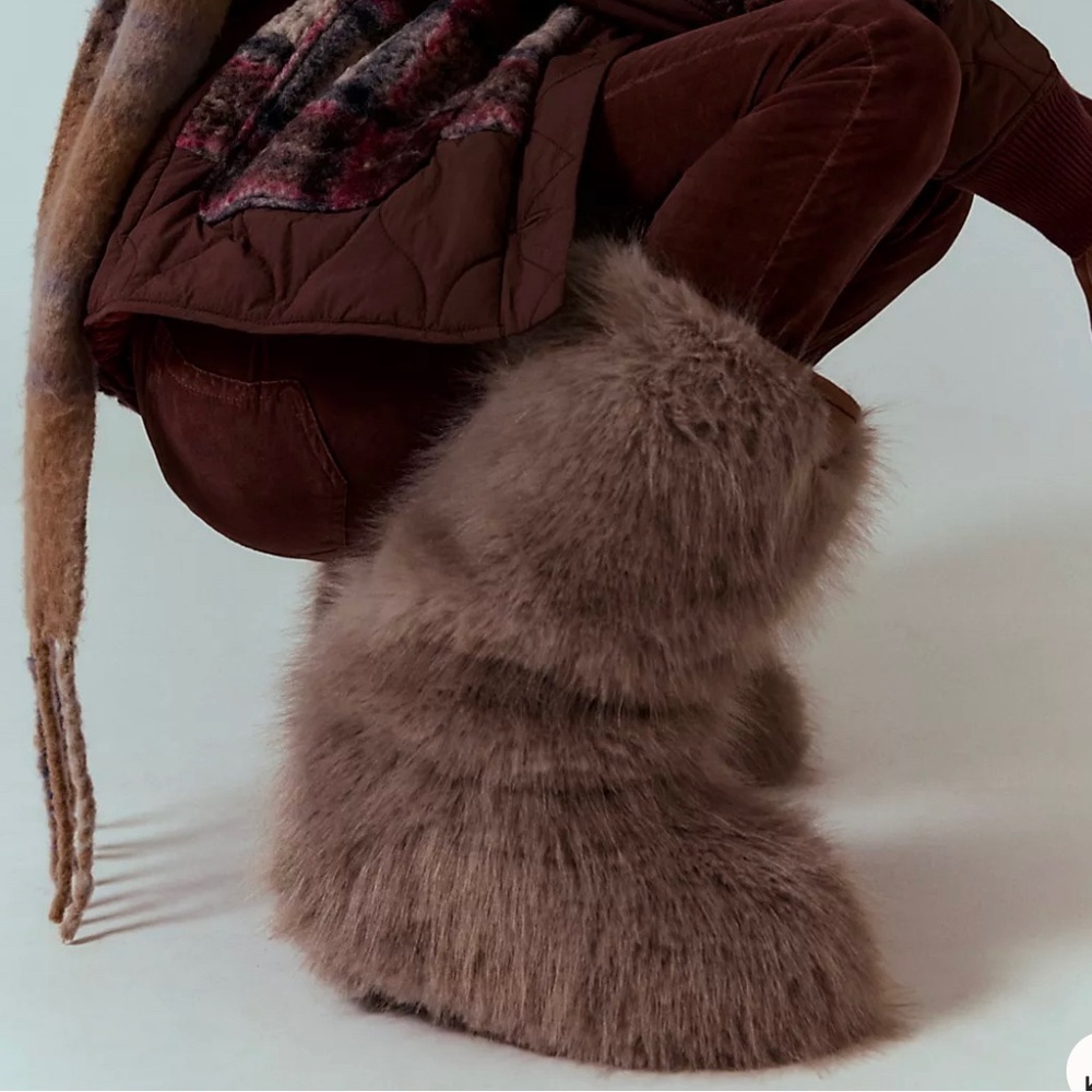 Free People Faux Fur boots
